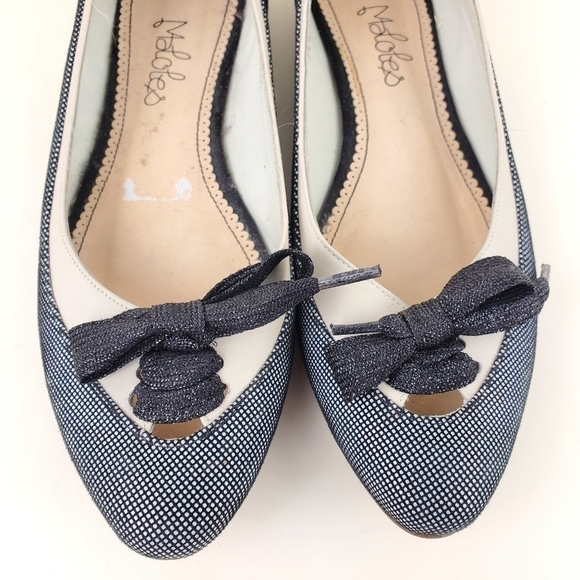 MALOLES leather flats sizs 36.5 women shoes - Picture 9 of 13